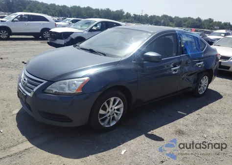 2015 Nissan Sentra Sv из США, поврежденный, VIN 3N1AB7AP2FY350492